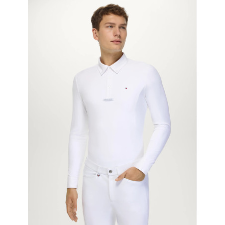 Camisa de competição masculina Wilson Tommy Hilfiger Equestrian homem