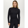 Top de Treino Cady Mulher 1/4 Zip com Strass Tommy Hilfiger Equestrian - Preto