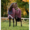 Cobertura Horseware Amigo 1200D Turnout 100g - Bordô / marinho / cinza titânio