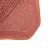 Touca antimoscas Wellington sem som cordão trançado com brilho verde escuro full Kentucky - Rosa antigo
