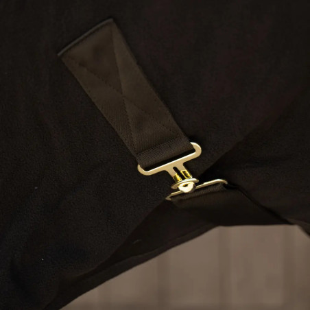 Cobertor secante de fleece com pescoço preto 165-7'3