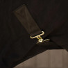 Cobertor secante de fleece com pescoço preto 165-7'3 - Preto