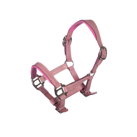 Cabo de cabeça em couro Pink Hobby Horsing - HKM