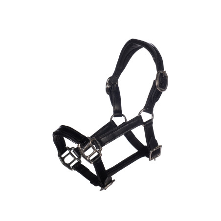 Cabeçada em couro envernizado Hobby Horsing - HKM