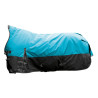 Cobertura highneck HKM Norwich 600D forrada com lã polar - Petróleo / preto
