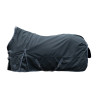 Cobertura highneck HKM Glasgow 1200D forro liso - Azul cobalto / cinzento