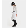 X-Prime calças de equitação knee grip feminino Horse Pilot mulher - Branco