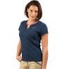 T-shirt Feminino Ocana Flags & Cup - Azul-marinho