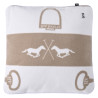 Almofada HV Polo Gwenny estampada - Giz