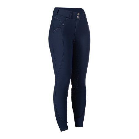 Calças softshell Chrysti com culote inteiro em silicone HKM mulher
