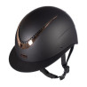 Capacete Alarion Basic - HKM - Preto / dourado rosa