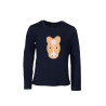 Polo de manga comprida Amina HKM - Azul escuro
