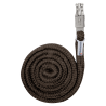 Corda de condução Waldhausen Plus com mosquetão anti-pânico - Espresso