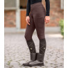 Legging de equitação térmico ELT Rica em fleece bouclé feminino - Mogno
