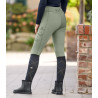 Legging de equitação térmico ELT Rica em fleece bouclé feminino - Sálvia
