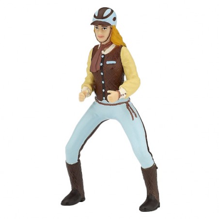 Figura Cavaleira adulta Fashion azul Papo