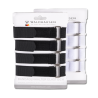 Fixações elásticas Waldhausen para ligaduras, conjunto com 4 - Branco