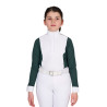 Polo de concurso para menina com perfurações Equestro criança - Bosque de pinheiros