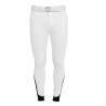 Calças homem slim fit com grip no joelho Equestro - Branco