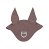 Touca em tecido técnico com logotipo em contraste Equestro - Galhada / violeta feltro