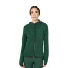 Sweatshirt feminina em polar com zíper Equestro mulher - Bosque de pinheiros