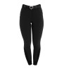 Calças femininas full grip de cintura alta em tecido técnico bi-stretch Equestro mulher - Preto