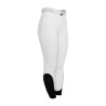 Calças femininas full grip de cintura alta em tecido técnico bi-stretch Equestro mulher - Branco