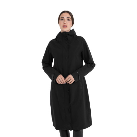 Softshell comprido feminino com abertura traseira Equestro mulher