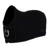 Manta de estábulo em pelúcia teddy Equestro - Preto / branco antigo