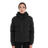 Casaco acolchoado feminino com capuz Equestro mulher - Preto