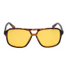 Óculos de sol esportivos polarizados modelo Solaris Equestro - Casco marrom brilhante / fotocromático amarelo