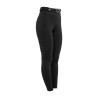 Leggings femininas de cintura alta com passadores e strass Equestro mulher - Preto