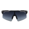 Óculos de sol esportivos polarizados modelo Soleil Equestro - Preto mate / verde abeto