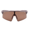 Óculos de sol esportivos polarizados modelo Soleil Equestro - Gamo / vermelho / castanho