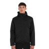 Softshell homem linha Foldable - Preto