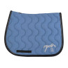 Almofada de sela Pénélope Classique - Azul-petróleo / preto