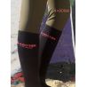 Meias Le Sabotier 2 pares - Preto / coral