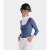 Aeris Camisa de competição de equitação feminina Horse Pilot mulher - Índigo vintage