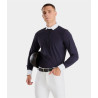 Aeris camisa de competição de equitação de mangas compridas para homem Horse Pilot - Noite escura