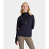 Sweatshirt com fecho Quest de equitação feminino Horse Pilot mulher - Noite escura