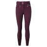 Calças de montar Diana FS com aderência de silicone Mountain Horse mulher - Bordeaux escuro