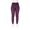 Legging Je t'aime Equithème Neva mulher - Ameixa