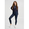 Legging térmico híbrido Horze Anya full grip - Azul escuro