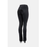 Eydis Calça jodhpur de equitação feminina com assento em camurça sintética Horze mulher - Preto