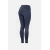 Anya calças de equitação funcionais femininas com grip integral Horze mulher - Azul escuro