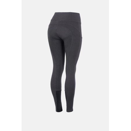 Legging de equitação feminino de cintura alta com grip integral Horze Tara 2.0 mulher