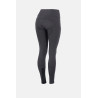 Legging de equitação feminino de cintura alta com grip integral Horze Tara 2.0 mulher - Cinza escuro