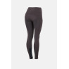 Legging de equitação feminino de cintura alta com grip integral Horze Tara 2.0 mulher - Castanho escuro