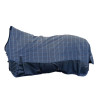 Cobertura highneck HKM Norwich 600D 300g - Azul / xadrez
