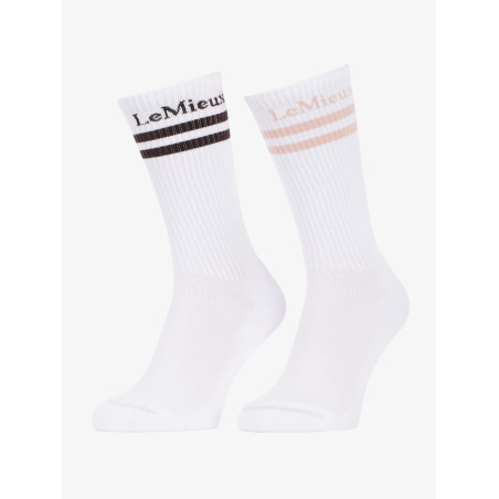 Meias Altas de Cano 2 Unidades Branco LeMieux